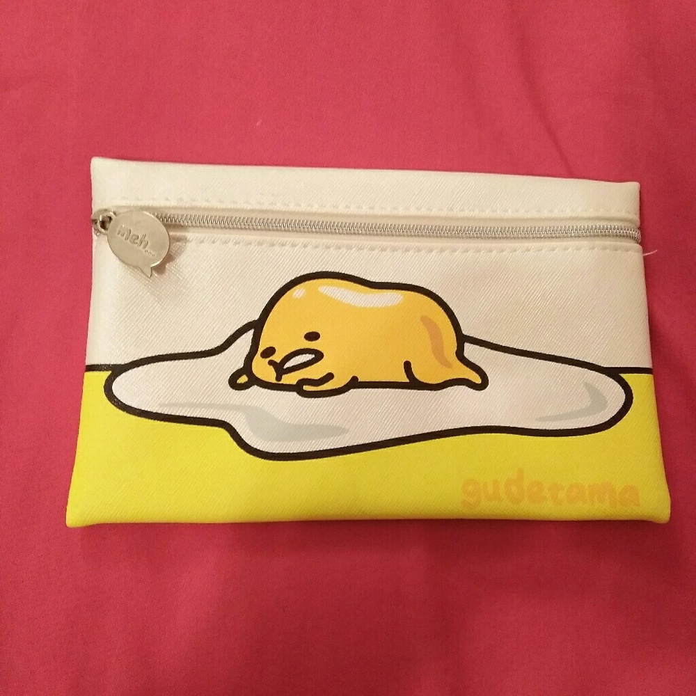 Gudetama makeup bag
